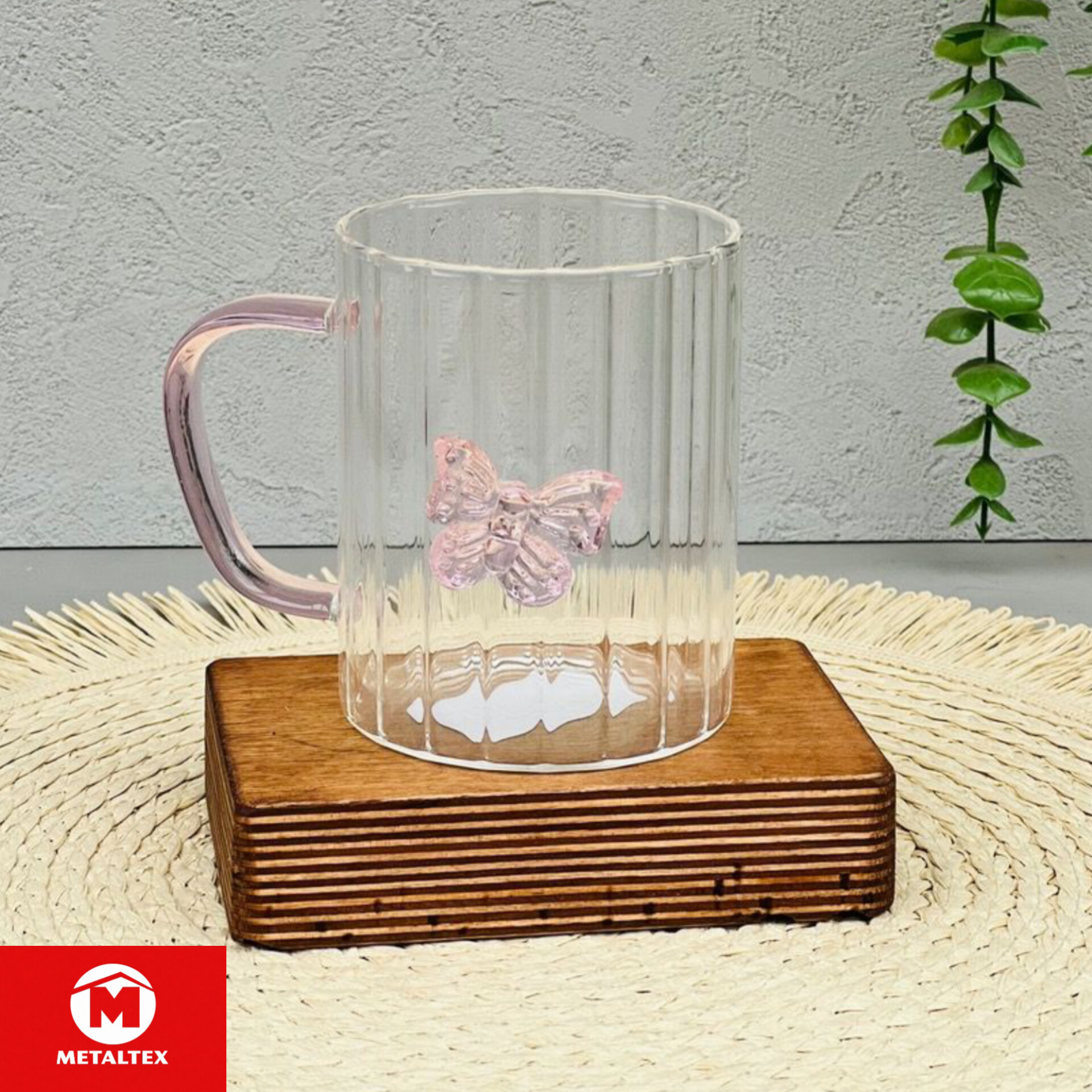 فنجان پیرکس استوانه پاپیون