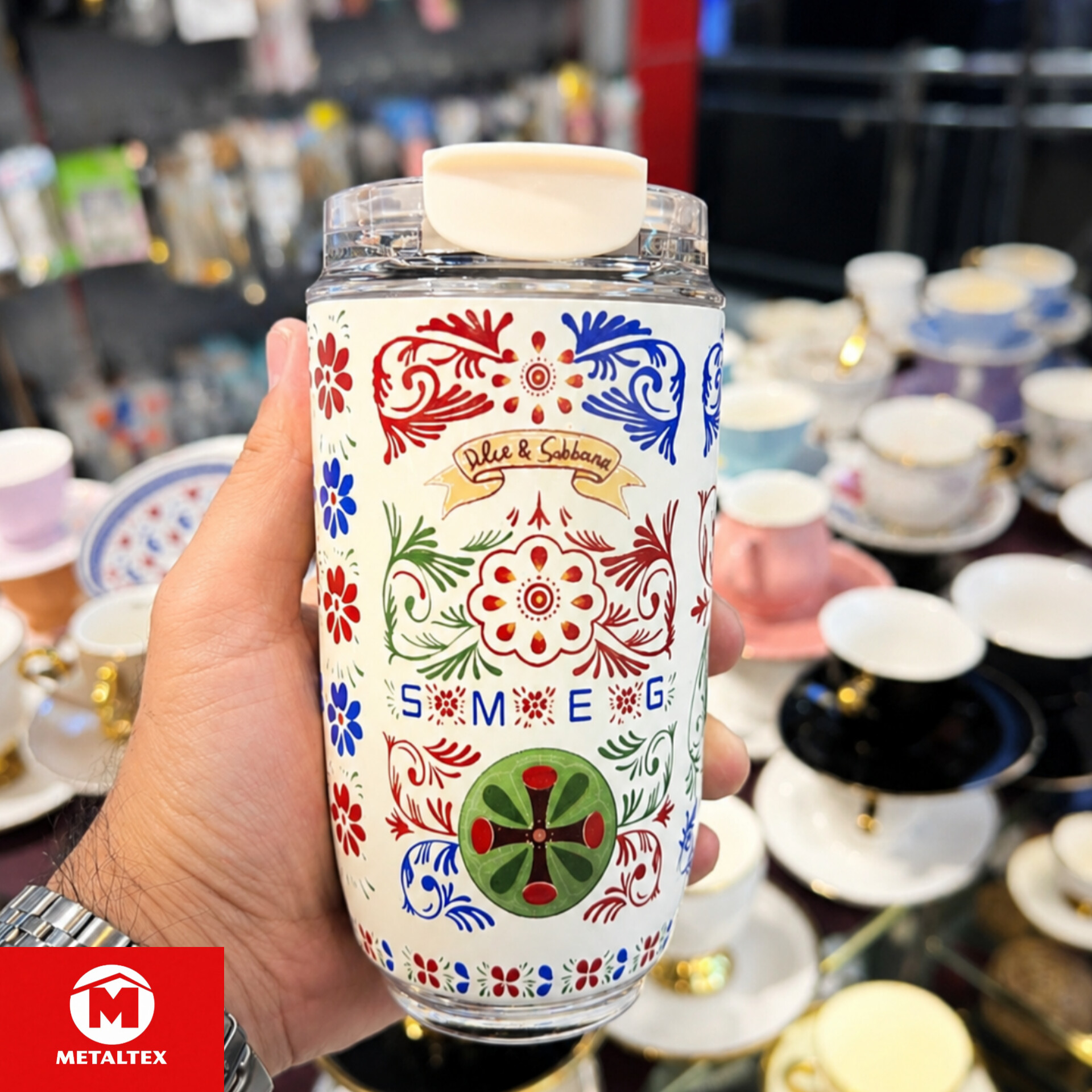 تراول ماگ اسمگ طرح دار